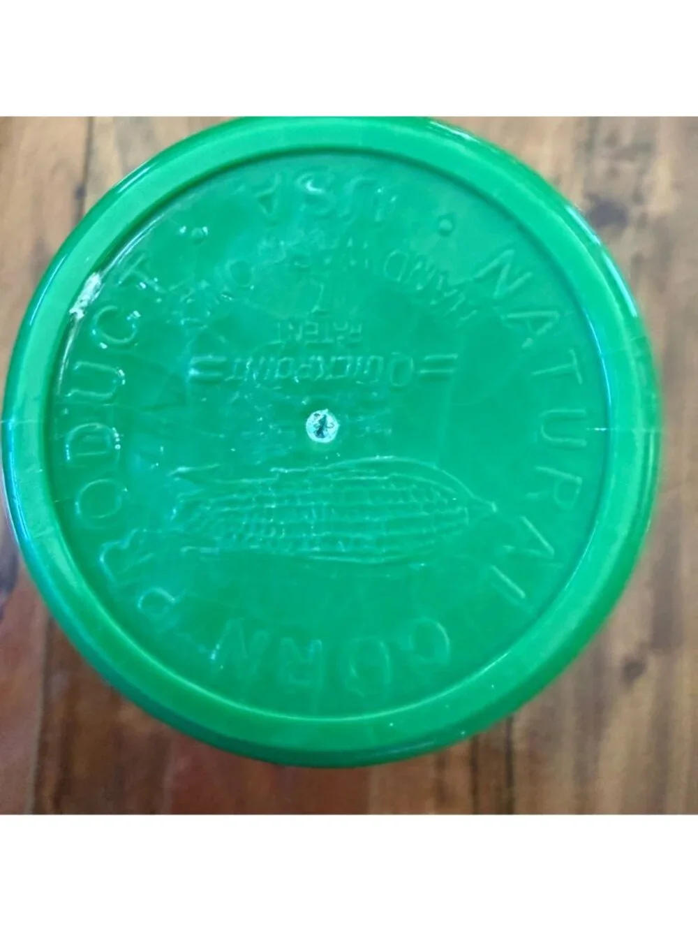 John Deere Travel Mug Quickpoint Natural Corn Product Green Plastic Cup USA